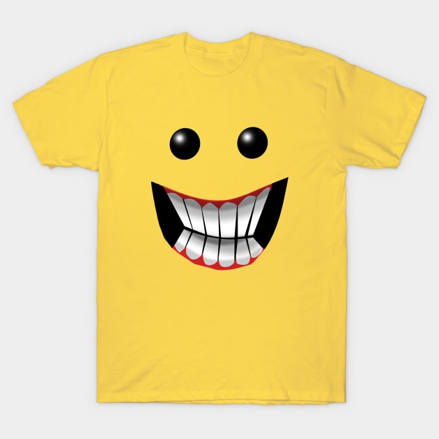 Happy Face T-Shirt by Wickedcartoons